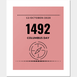 Columbus day Posters and Art